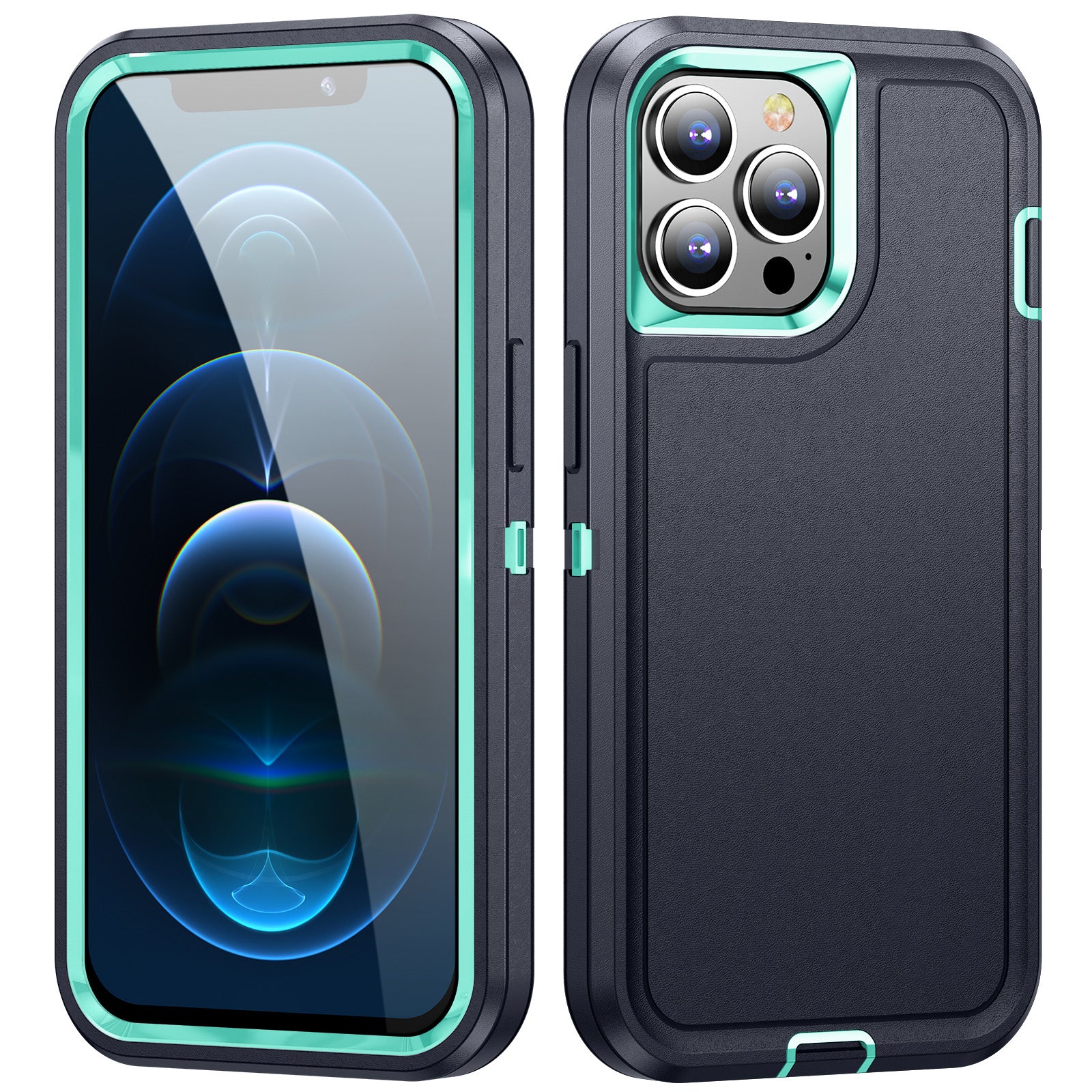 For iPhone 12 12 Pro Anti-Scratch Case TPU+PC Drop Protection Phone Cover For iPhone 12 12 Pro Anti-Scratch Case TPU+PC Drop Protection Phone Cover